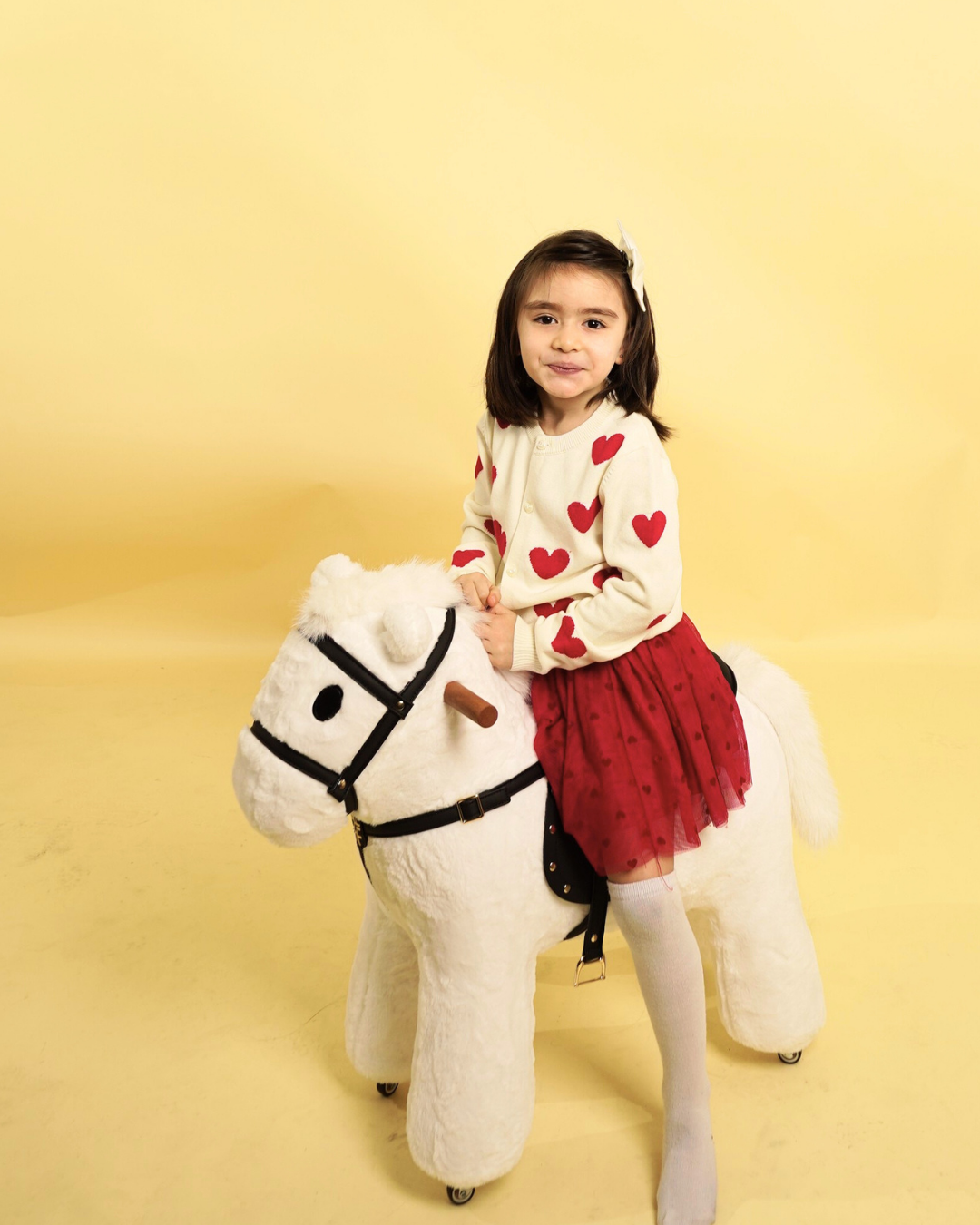 Hallie the White Horse